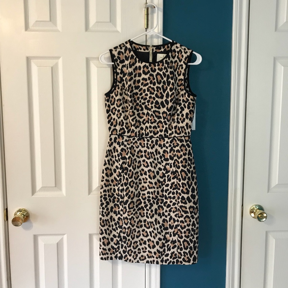 Kate Spade Leopard Paulina Dress Size Four